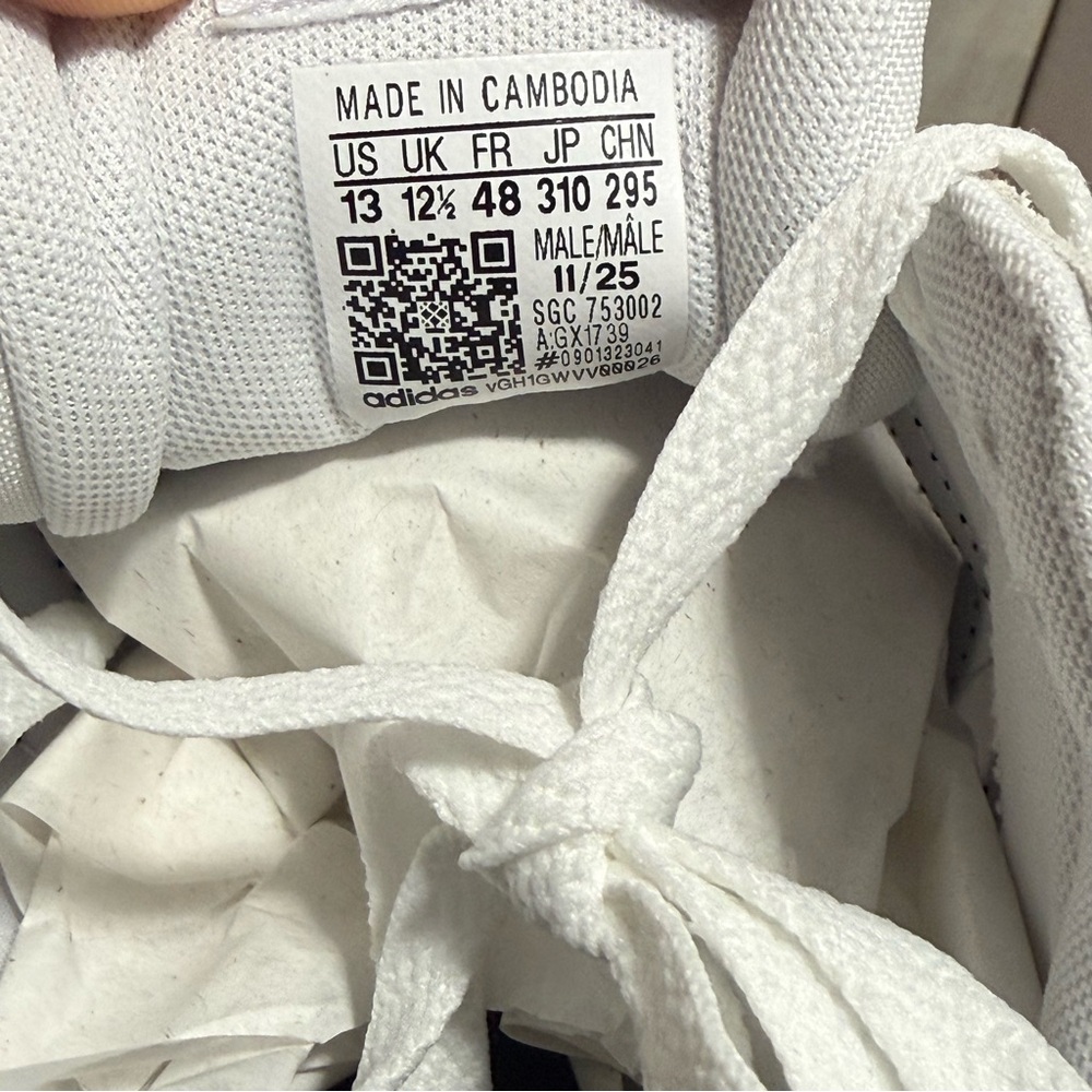 New Adidas Run 60s 2.0 Mens Shoes GX1739 White black Grey Sizes 8.5, 9, 9.5 - 13 - Picture 8 of 11